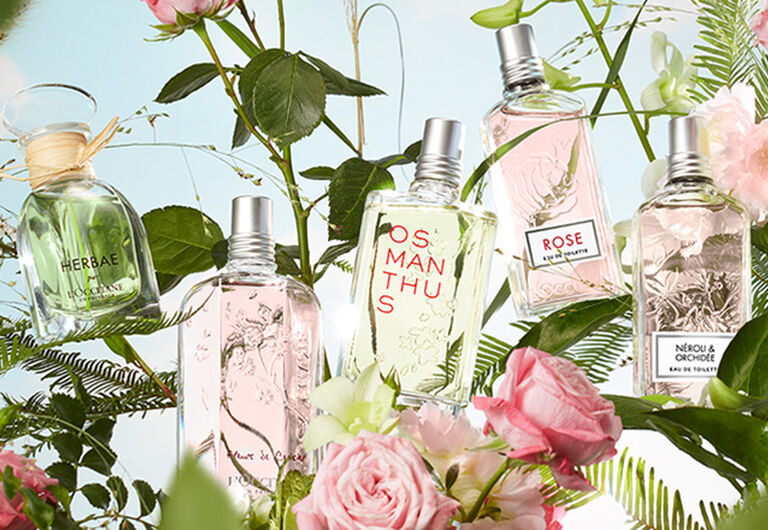 produits parfums fleuris