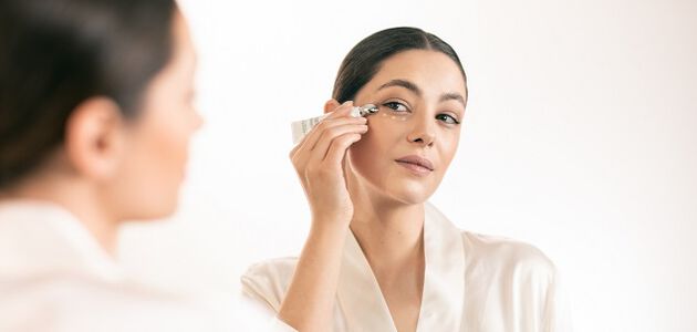 masque contour des yeux