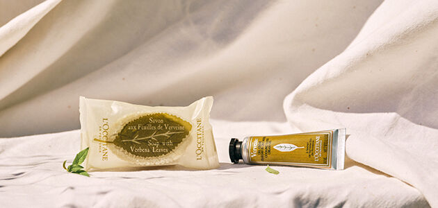 Votre savon et cr&egrave;me mains Verveine favoris !