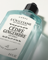 Gel douche C&egrave;dre Gingembre