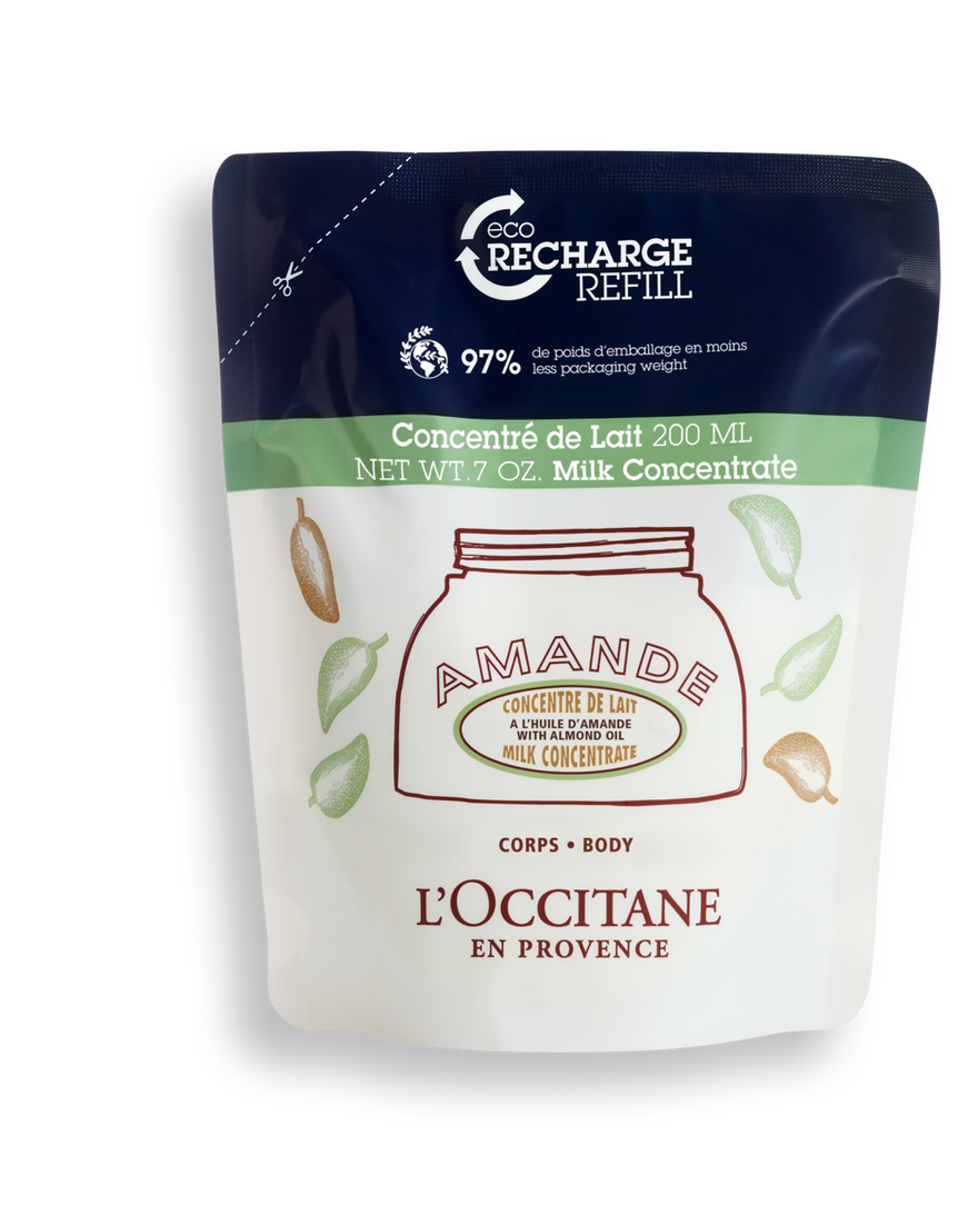 Recharge Concentr&eacute; de Lait Amande 200 ml | L&rsquo;Occitane en Provence