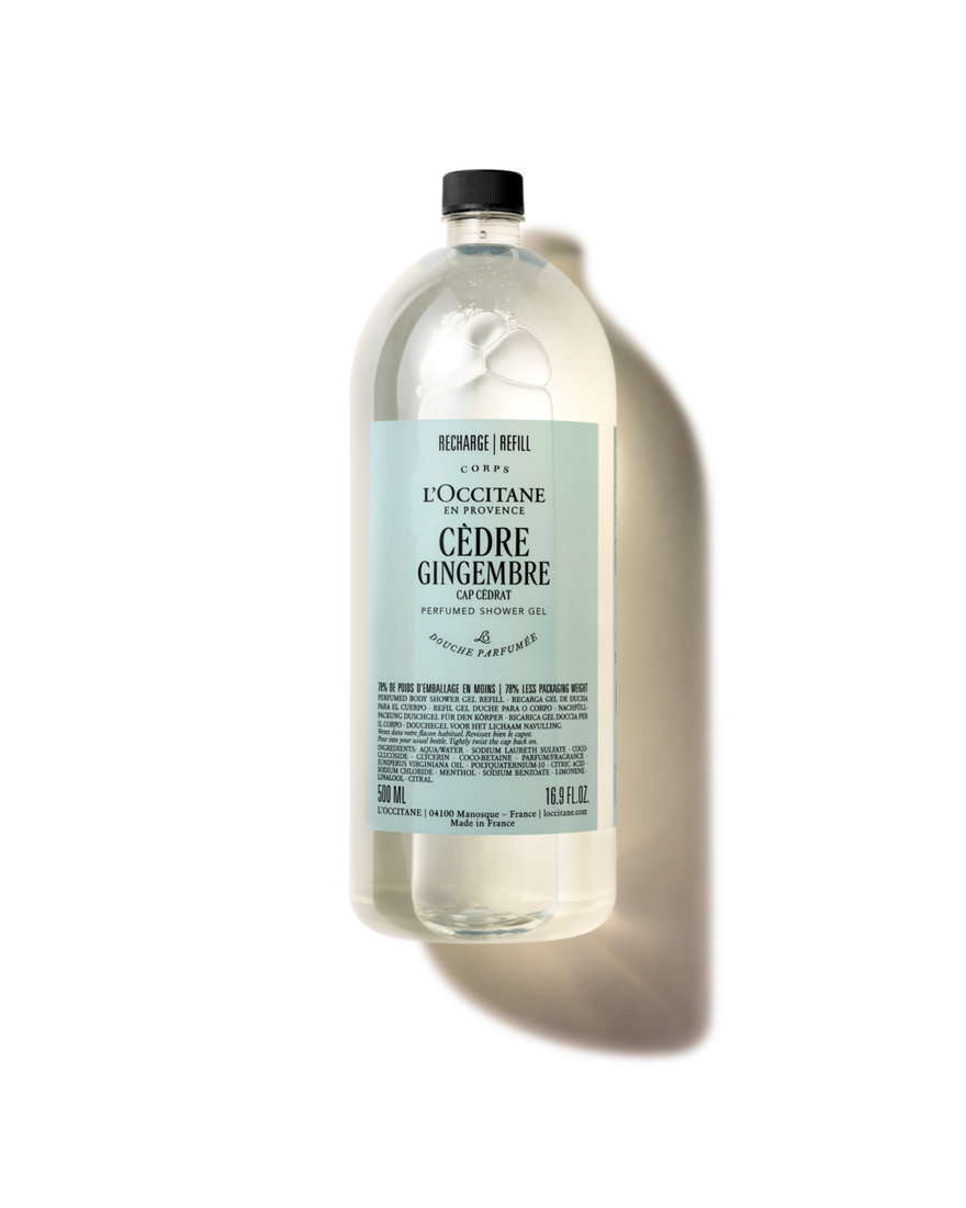 Affichage de l&rsquo;image 1/3 du produit Recharge Gel Douche C&egrave;dre Gingembre, , RECT