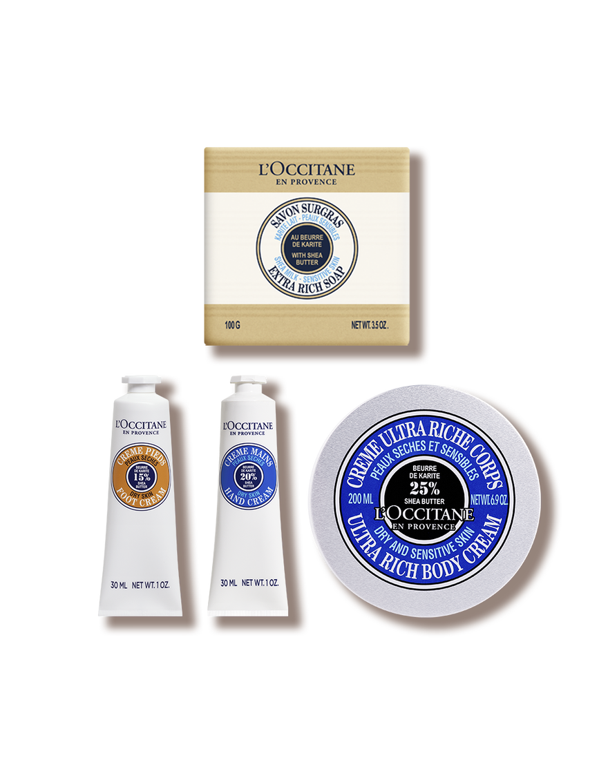 Affichage de l&rsquo;image 2/3 du produit Coffret Routine Mains & Corps Karit&eacute;, , RECT