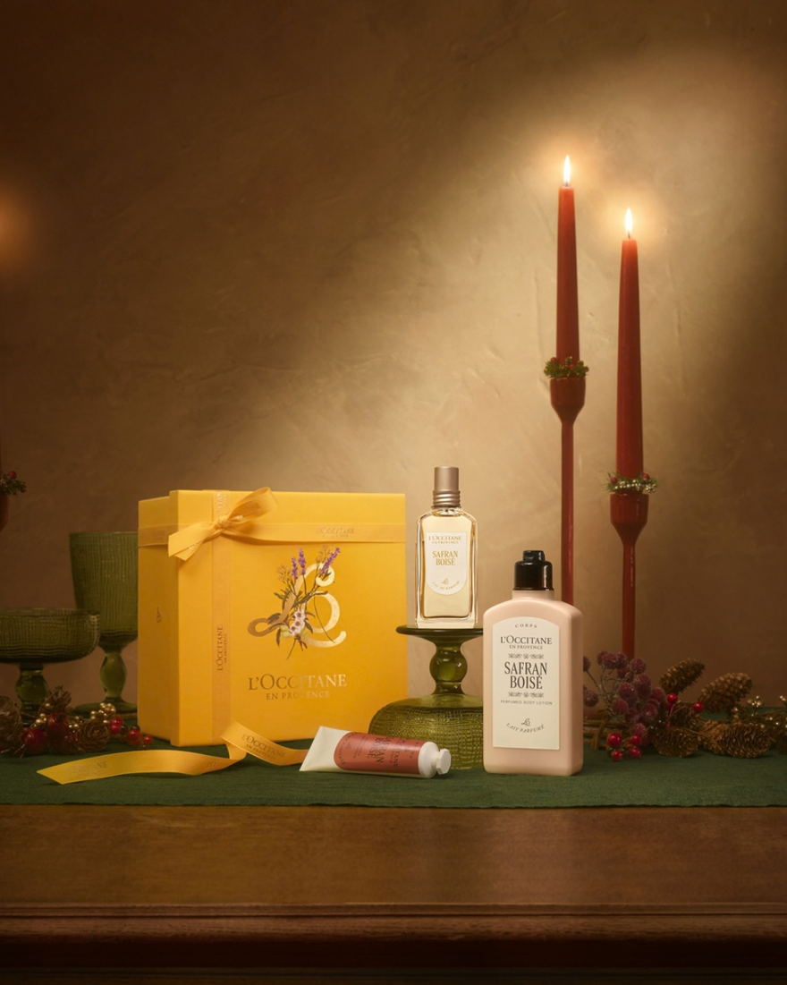 Affichage de l&rsquo;image 2/2 du produit Coffret Cadeau Parfum Safran Bois&eacute;, , RECT