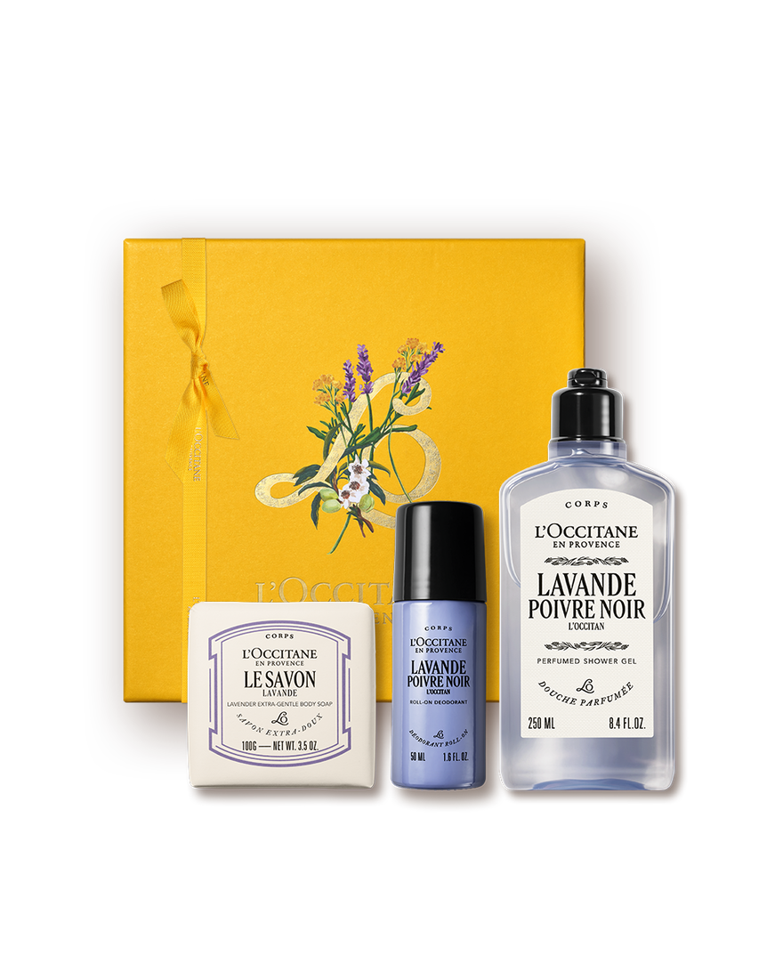 Affichage de l&rsquo;image 1/1 du produit Coffret Cadeau Corps Lavande Poivre Noir, , RECT