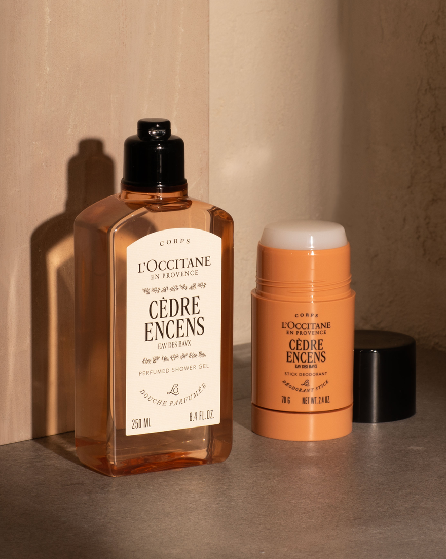 Affichage de l&rsquo;image 3/4 du produit Gel Douche parfum&eacute; C&egrave;dre Encens (Eau des Baux), , RECT