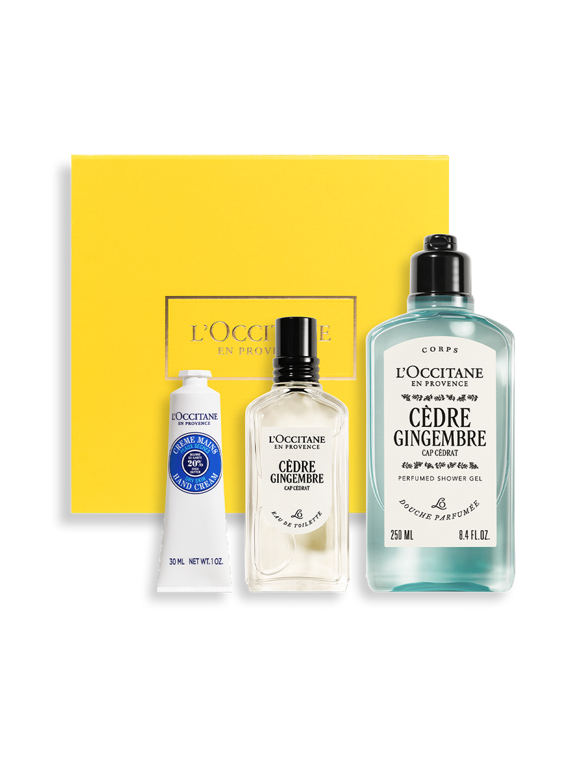 Affichage de l&rsquo;image 1/4 du produit Coffret cadeau Parfum C&egrave;dre Gingembre, , RECT
