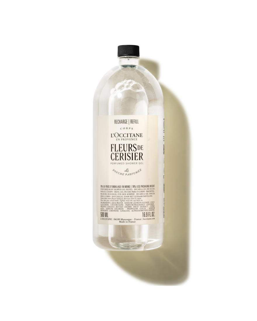 Recharge Gel Douche parfum&eacute; Fleurs de Cerisier 500 ml | L&rsquo;Occitane en Provence