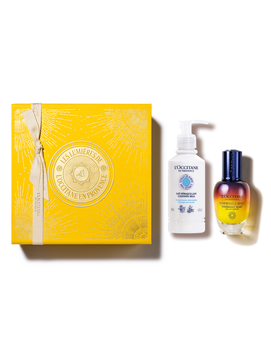 Affichage de l&rsquo;image 1/3 du produit Coffret Duo Visage Karit&eacute; & Immortelle Reset, , RECT