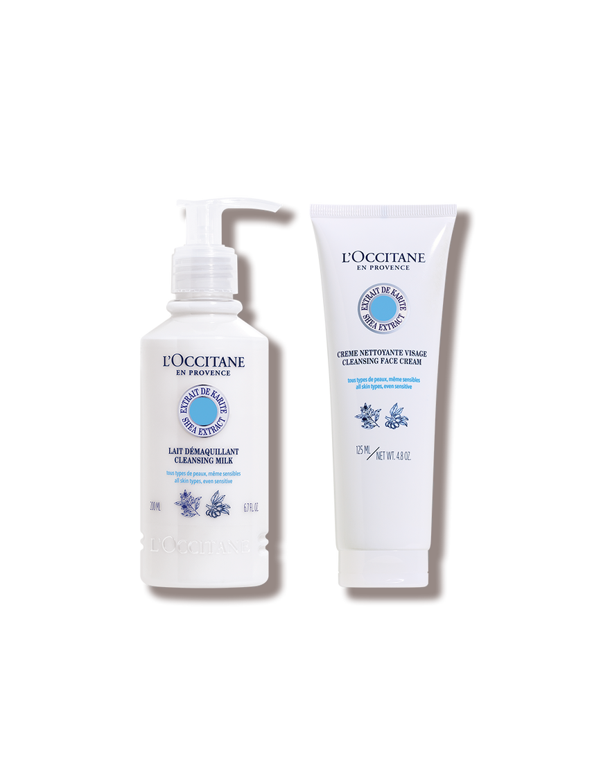 Affichage de l&rsquo;image 1/1 du produit Duo Nettoyant & D&eacute;maquillant Visage Karit&eacute;, , RECT