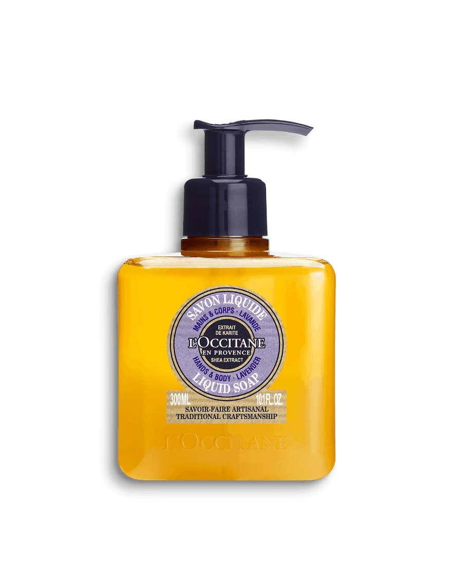 Savon Liquide Mains & Corps Karit&eacute; Lavande 300 ml | L&rsquo;Occitane en Provence