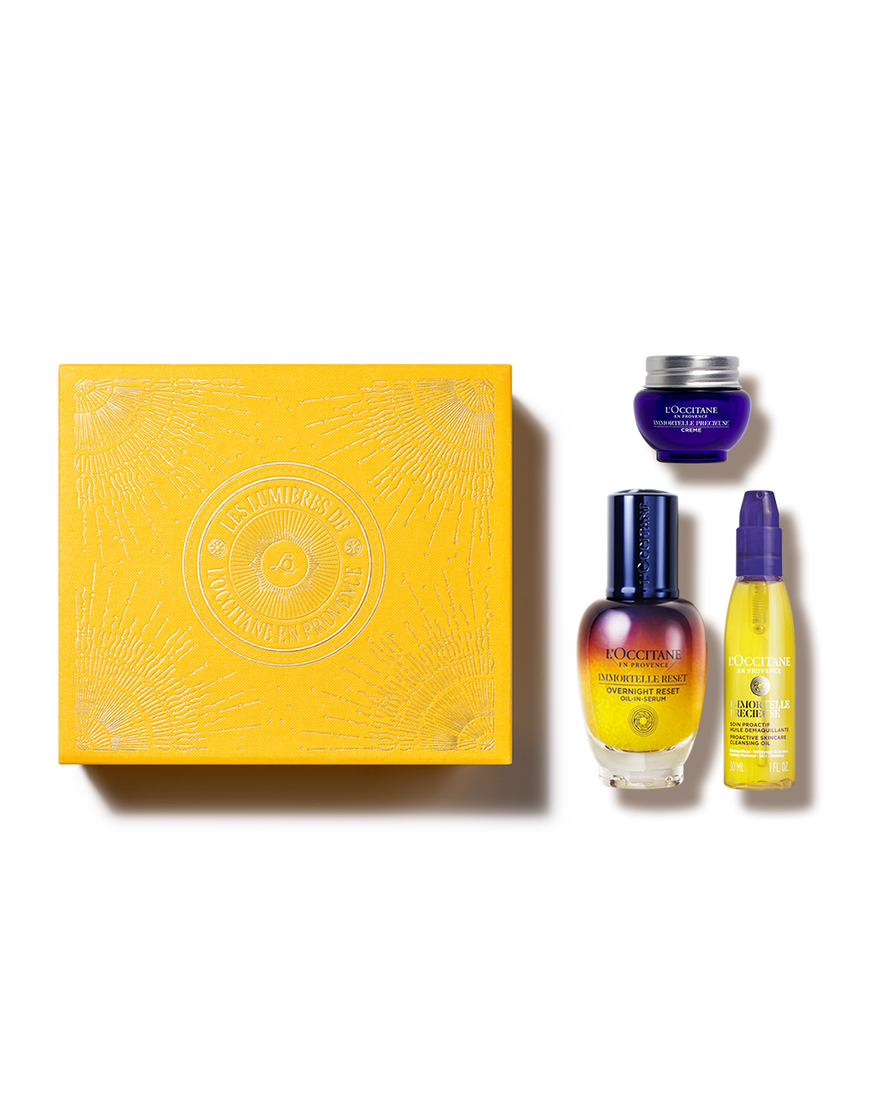 Coffret Soins Visage Immortelle Reset | L'Occitane | L'OCCITANE FR