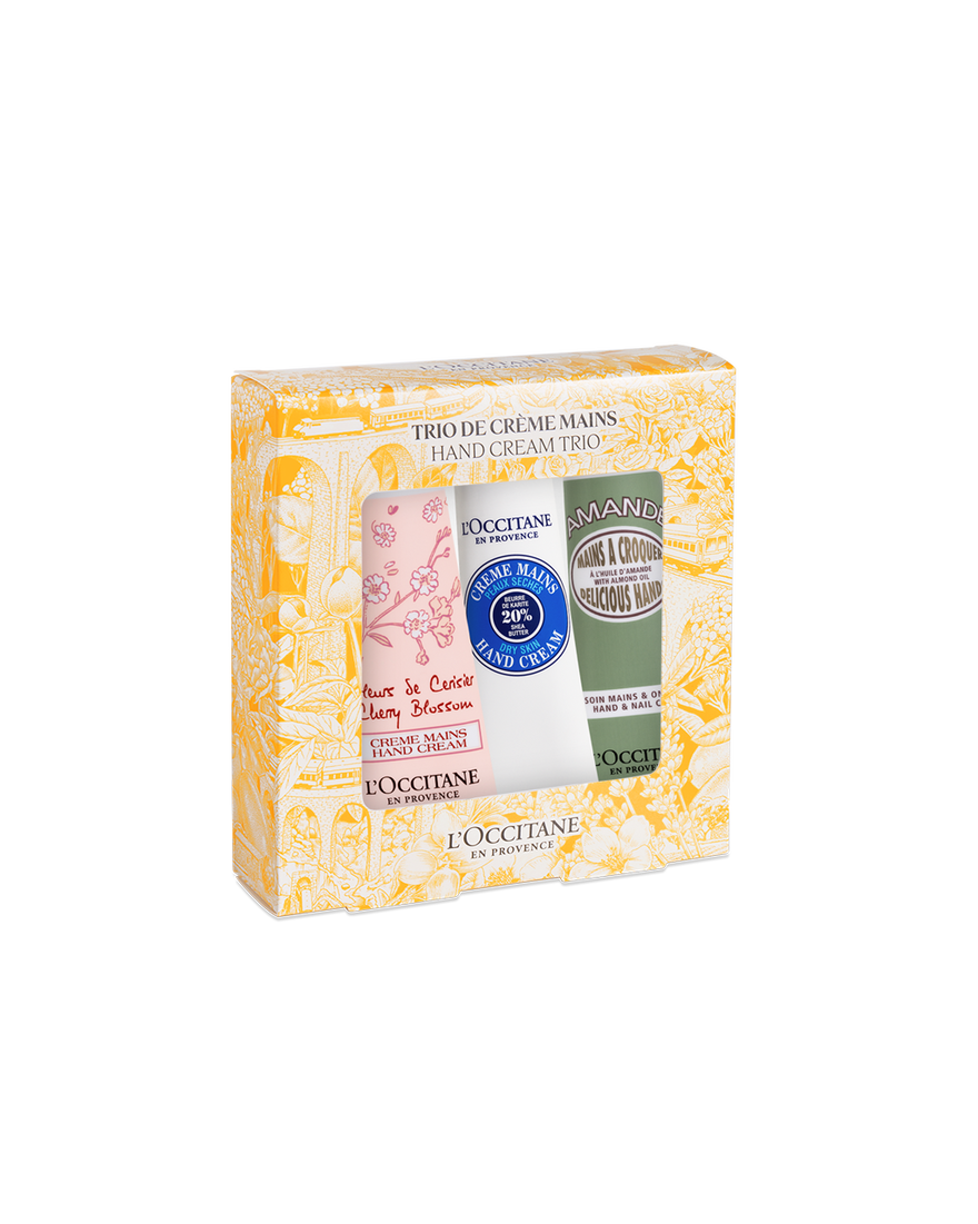 Affichage de l&rsquo;image 1/1 du produit Coffret trio cr&egrave;mes mains classique, , RECT