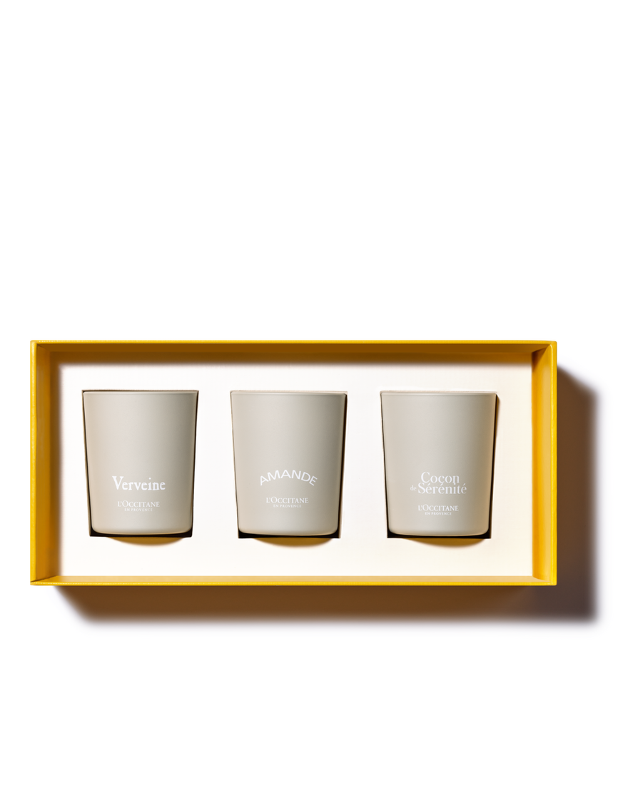 Coffret D&eacute;couverte Bougies | L&rsquo;Occitane en Provence
