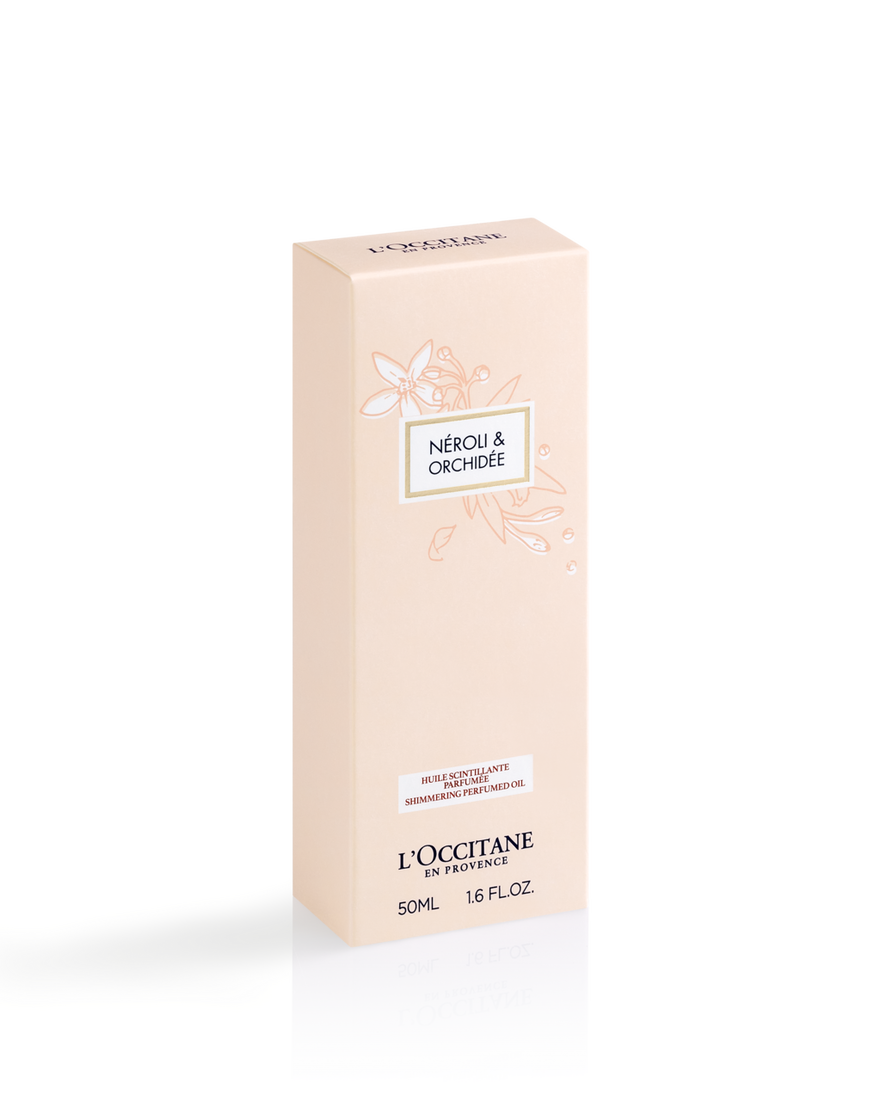 Affichage de l&rsquo;image 4/4 du produit Huile Scintillante parfum&eacute;e N&eacute;roli & Orchid&eacute;e 50ml, , RECT
