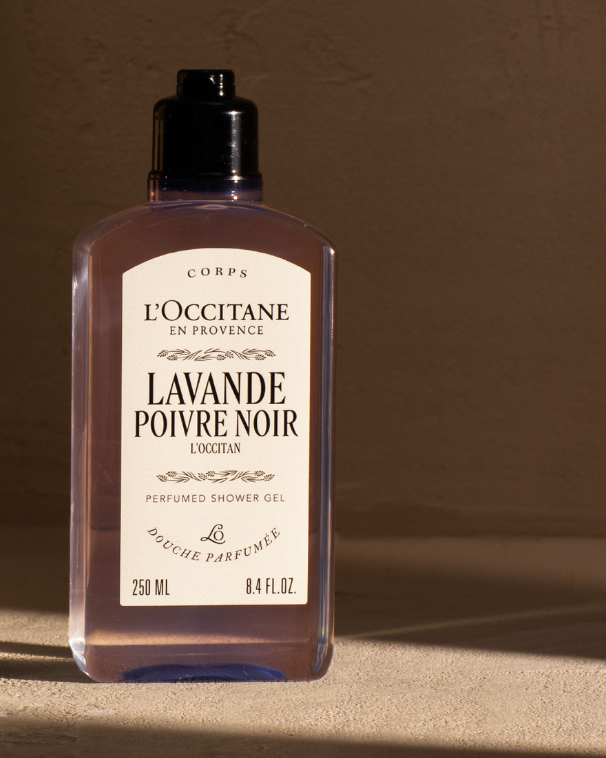 Affichage de l&rsquo;image 3/4 du produit Gel Douche parfum&eacute; Lavande Poivre Noir (L'Occitan), , RECT