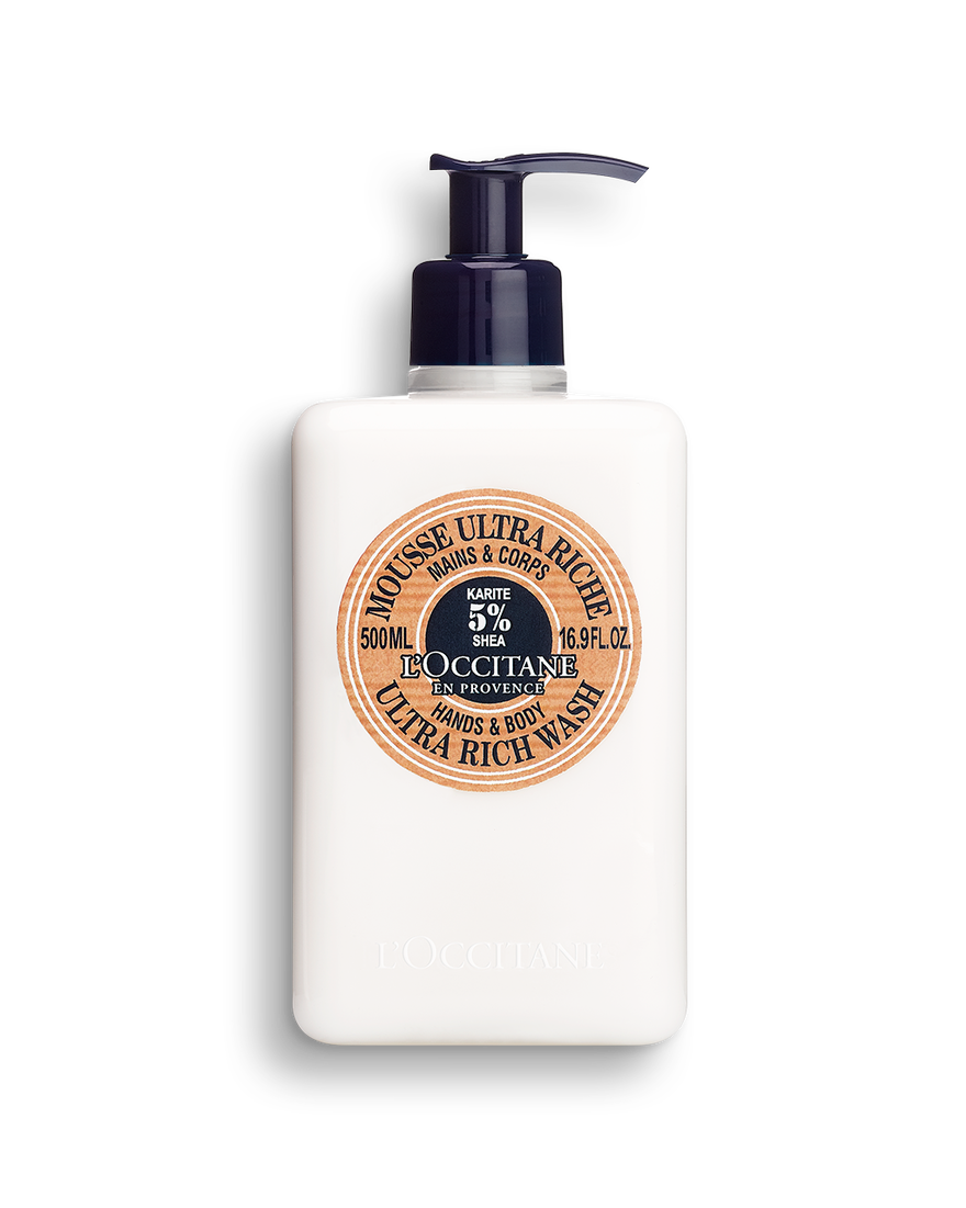Mousse Ultra Riche Mains & Corps Karit&eacute; 500ml | L&rsquo;Occitane en Provence