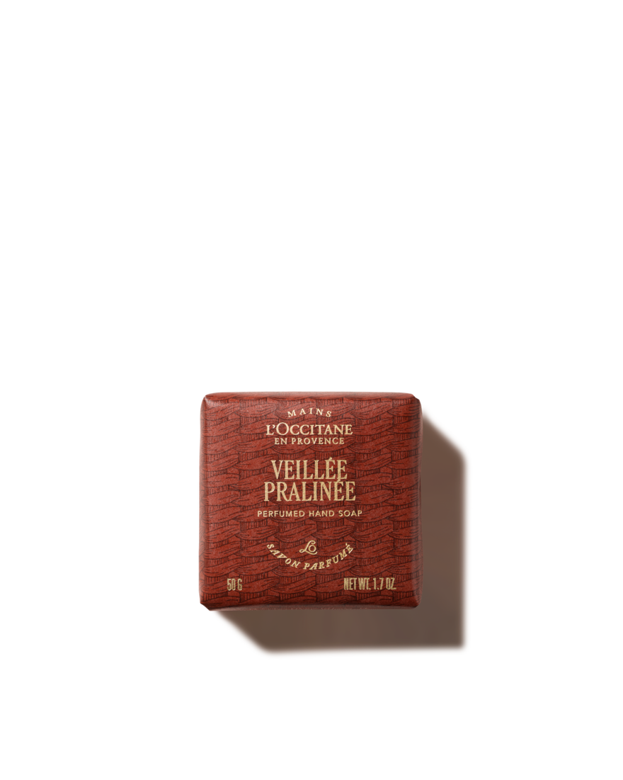 Affichage de l&rsquo;image 1/2 du produit Savon Parfum&eacute; Mains Veill&eacute;e Pralin&eacute;e, , RECT