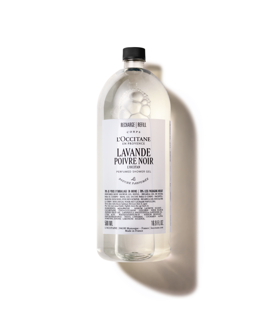 Affichage de l&rsquo;image 1/3 du produit Recharge Gel Douche parfum&eacute; Lavande Poivre Noir, , RECT
