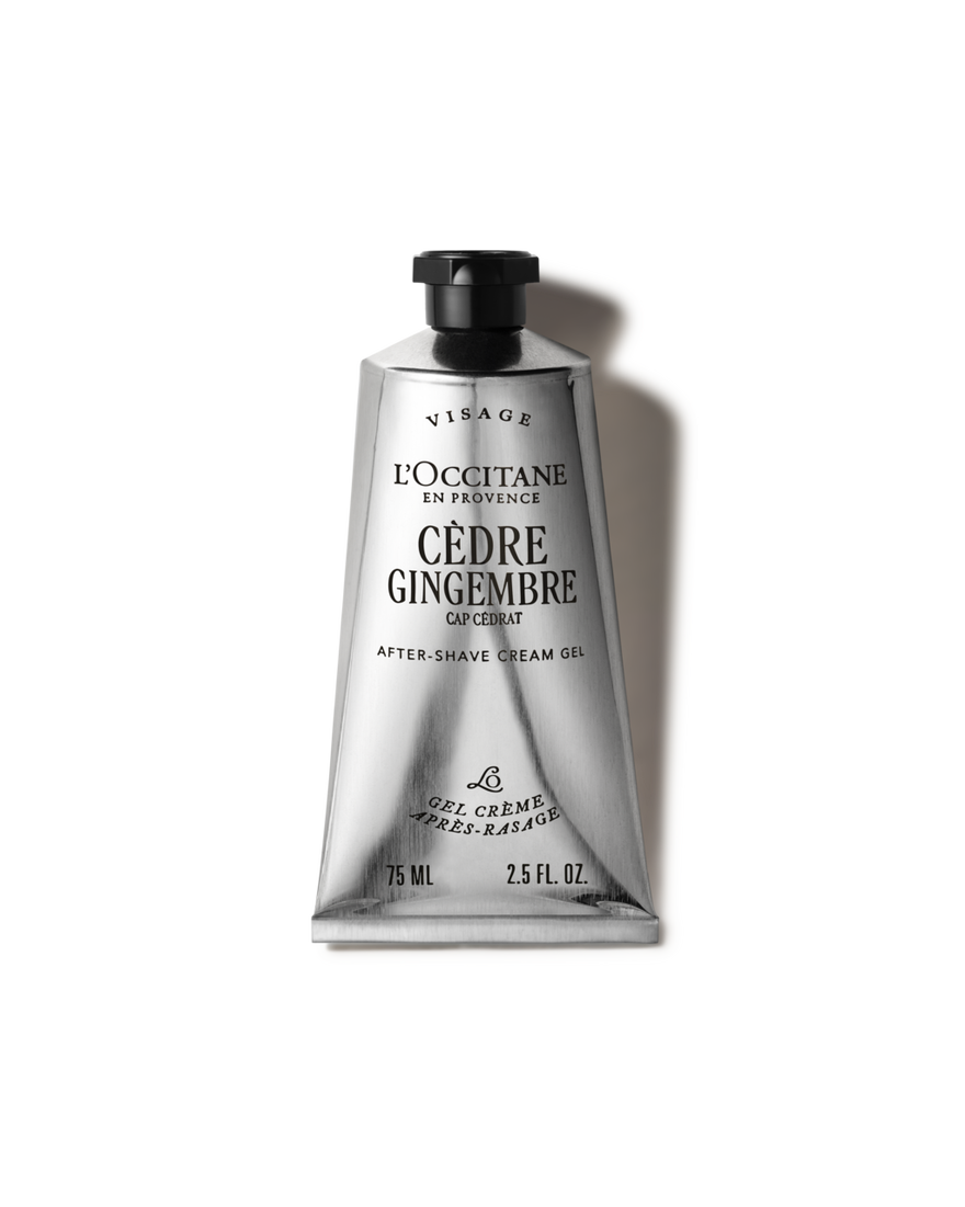Gel Cr&egrave;me Apr&egrave;s-Rasage C&egrave;dre Gingembre (Cap C&eacute;drat) 75 ml | L&rsquo;Occitane en Provence