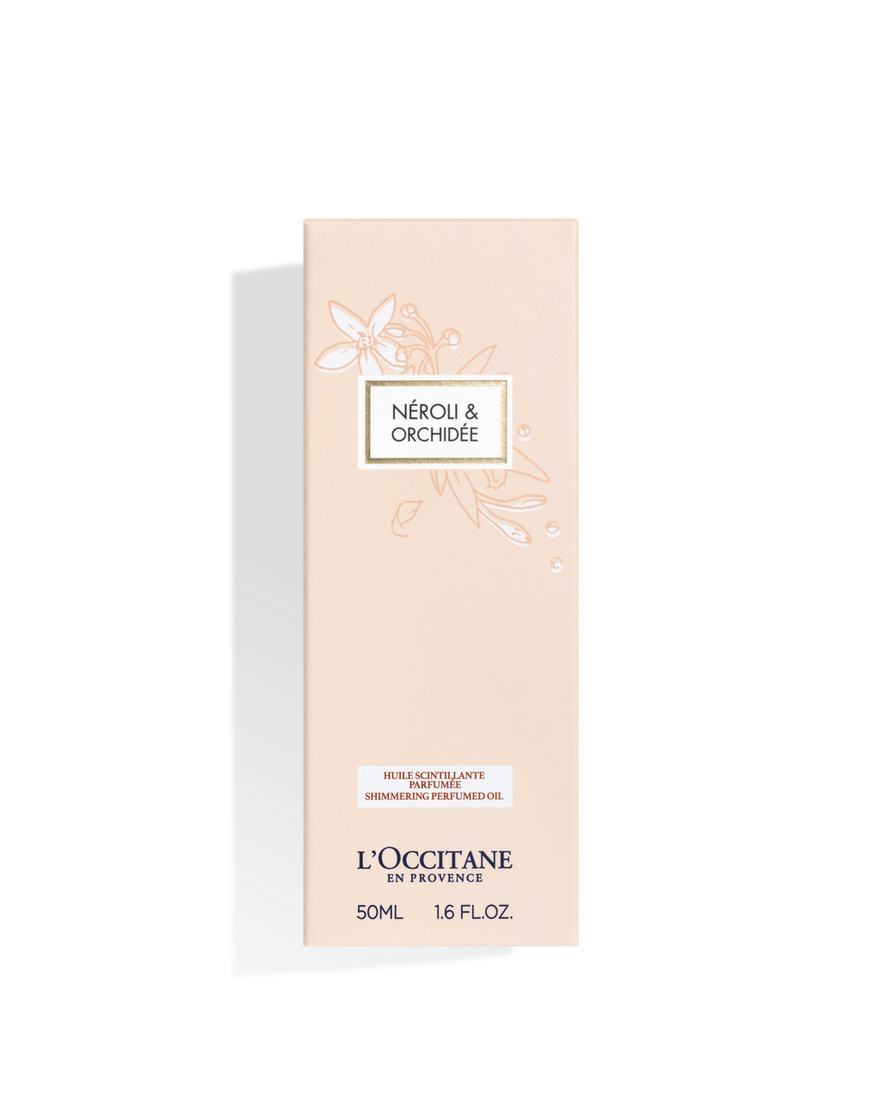 Affichage de l&rsquo;image 2/4 du produit Huile Scintillante parfum&eacute;e N&eacute;roli & Orchid&eacute;e 50ml, , RECT