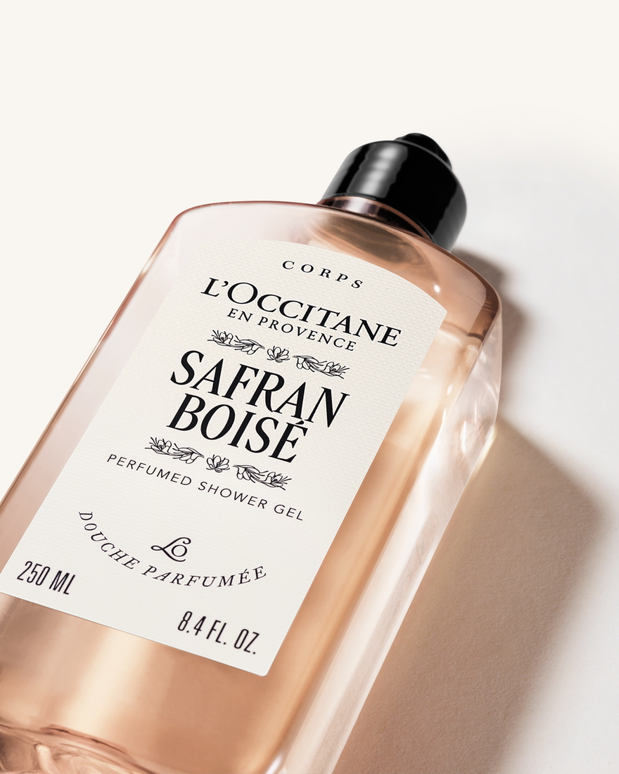 Affichage de l&rsquo;image 2/2 du produit Gel Douche Parfum&eacute; Safran Bois&eacute;, , RECT