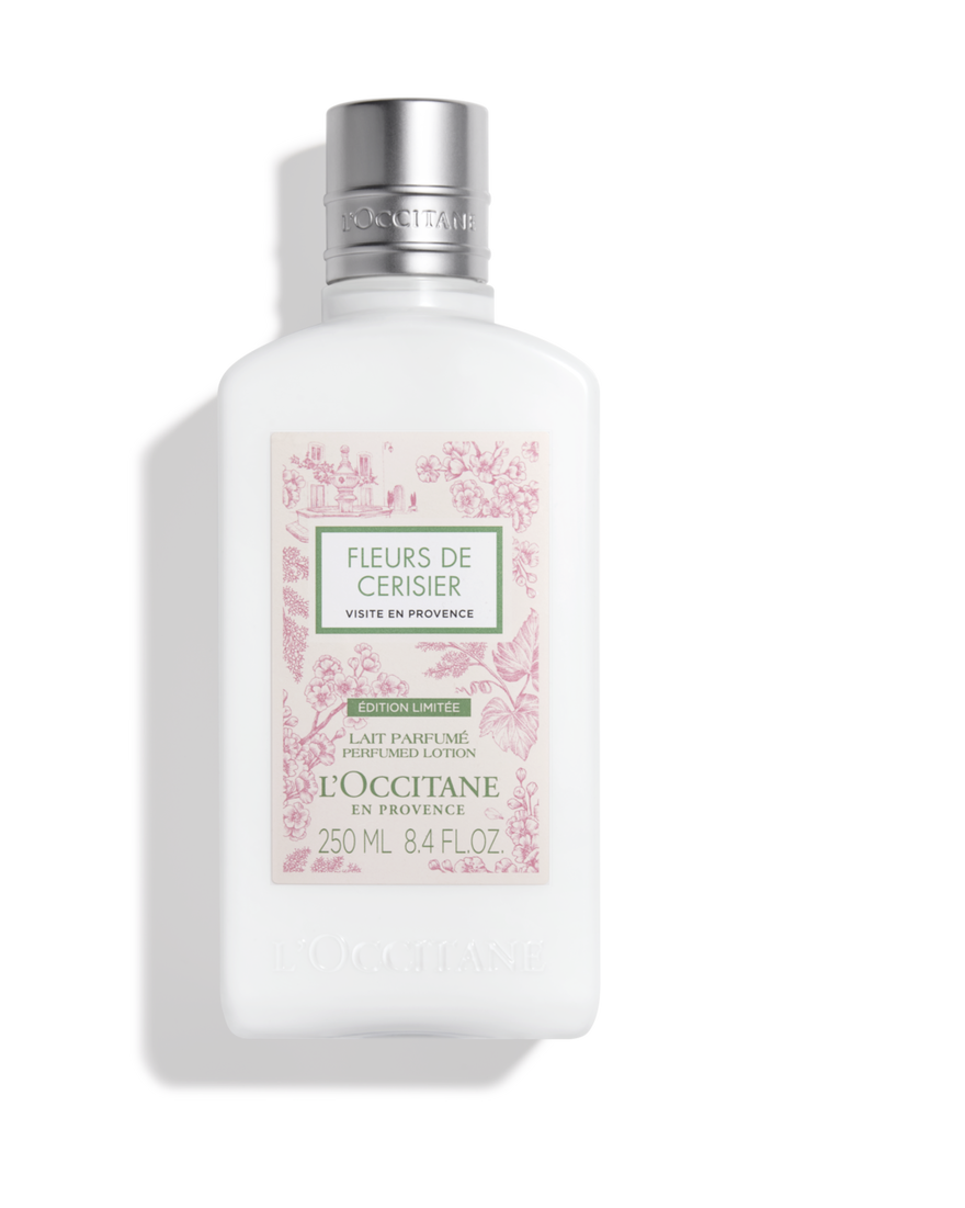 Lait corps Fleurs de Cerisier Visite en Provence 250 ml | L&rsquo;Occitane en Provence