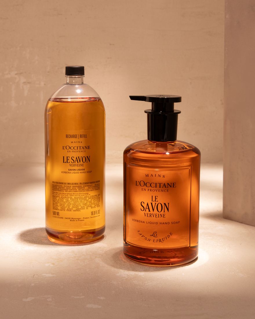 Affichage de l&rsquo;image 2/7 du produit Recharge Savon liquide Mains Verveine, , RECT