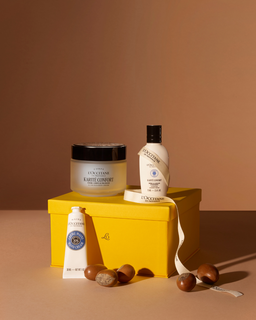 Coffret cadeau Corps Routine Karit&eacute;, RECT (3) | L&rsquo;Occitane en Provence