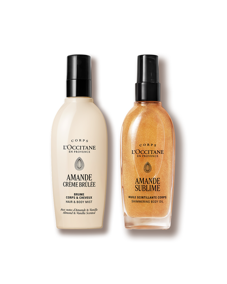 Routine Scintillante Amande Cr&egrave;me Brul&eacute;e | L&rsquo;Occitane en Provence