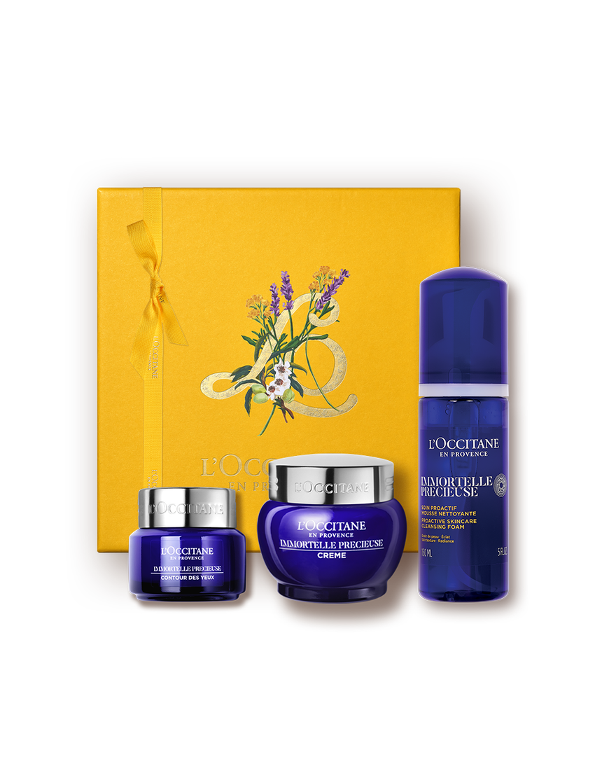 Affichage de l&rsquo;image 1/1 du produit Coffret Cadeau Visage Immortelle Pr&eacute;cieuse, , RECT