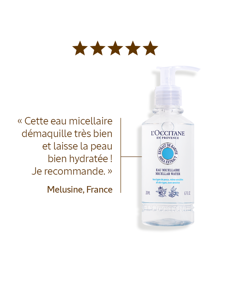 Affichage de l&rsquo;image 4/8 du produit Eau Micellaire Visage Karit&eacute;, , RECT