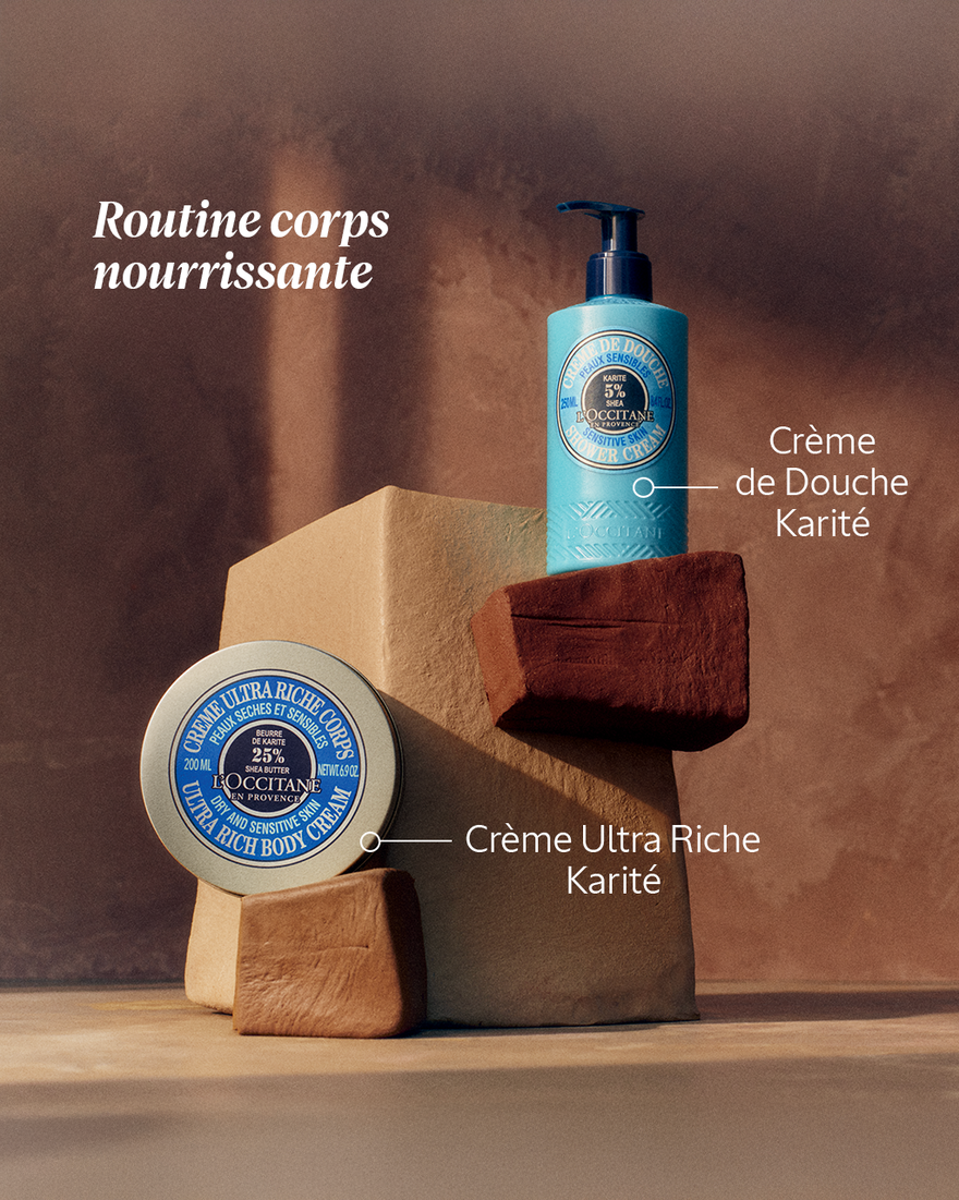 Affichage de l&rsquo;image 8/8 du produit Cr&egrave;me de Douche Karit&eacute;, , RECT