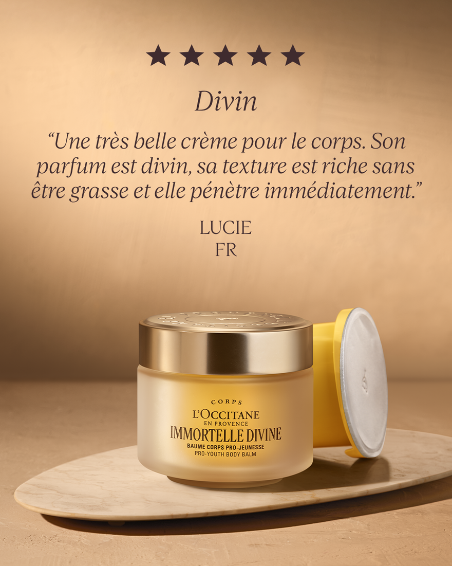 Affichage de l&rsquo;image 8/10 du produit Recharge Baume Corps Pro-Jeunesse Immortelle Divine, , RECT