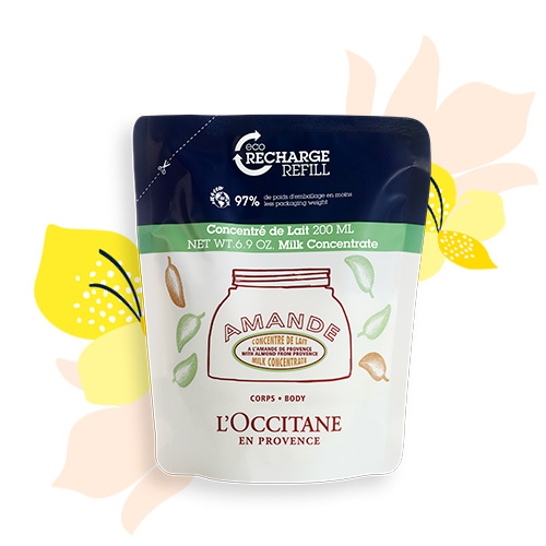Éco-Recharge Concentré de Lait Amande