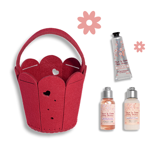 Panier Fleurs de Cerisier