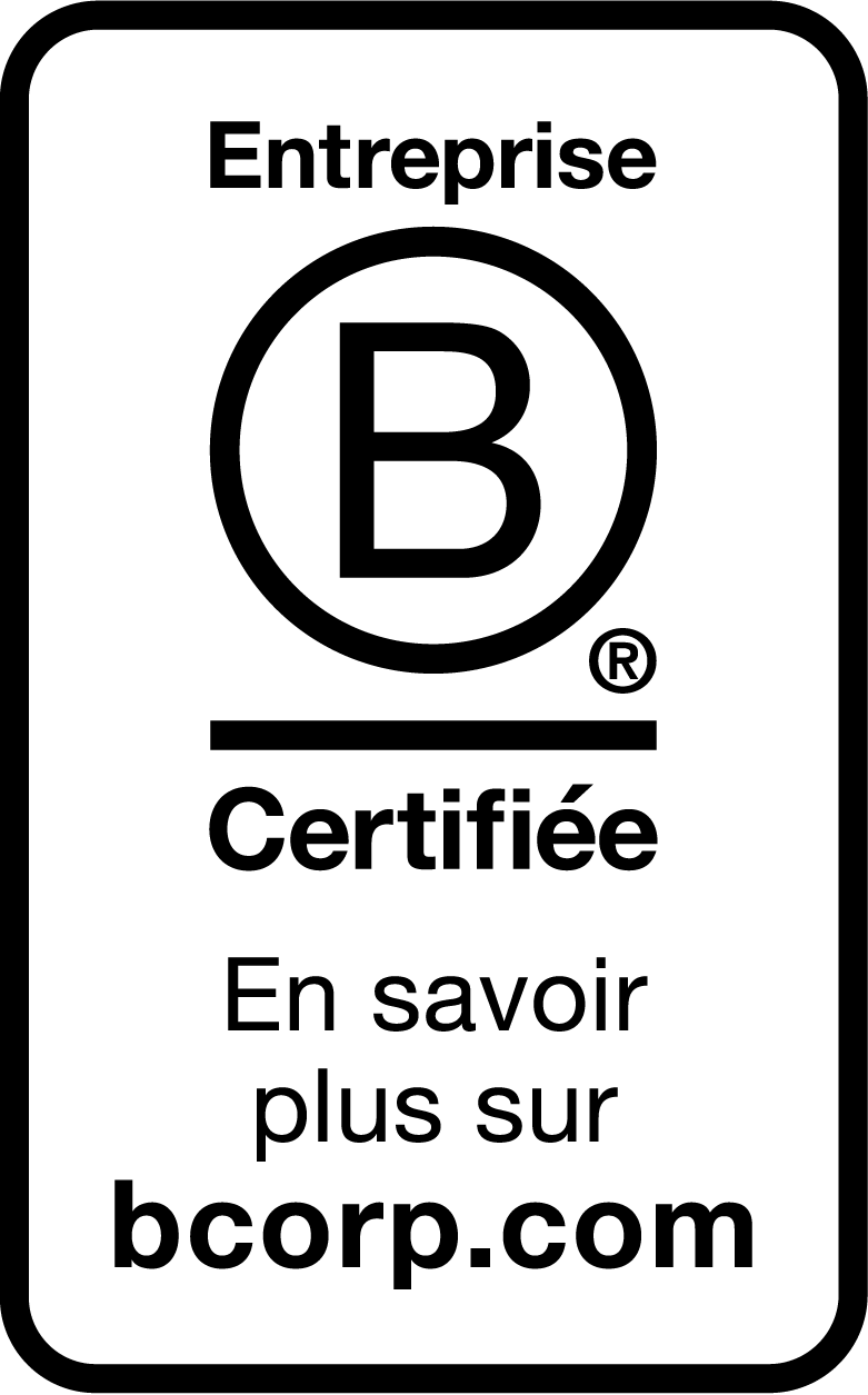 Entreprise certifi&eacute;e B Corp