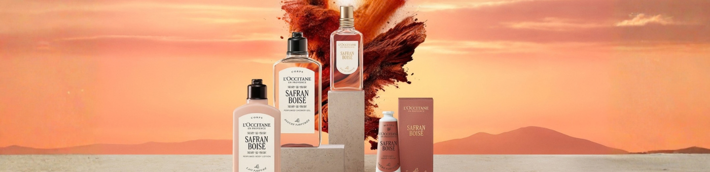 Nouvelle collection Safran Boisé L’Occitane en Provence
