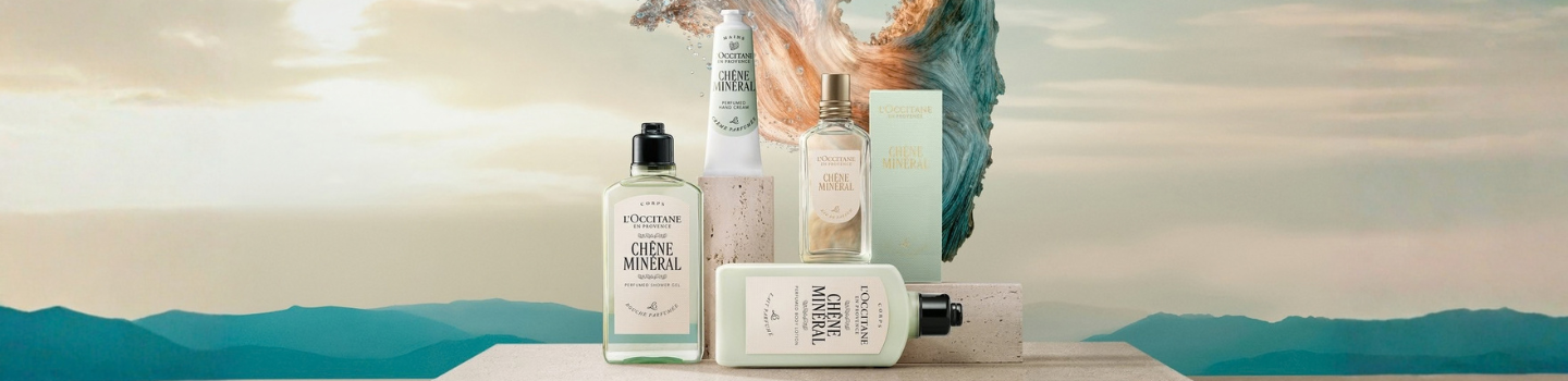Nouvelle collection Chêne Minéral L’Occitane en Provence