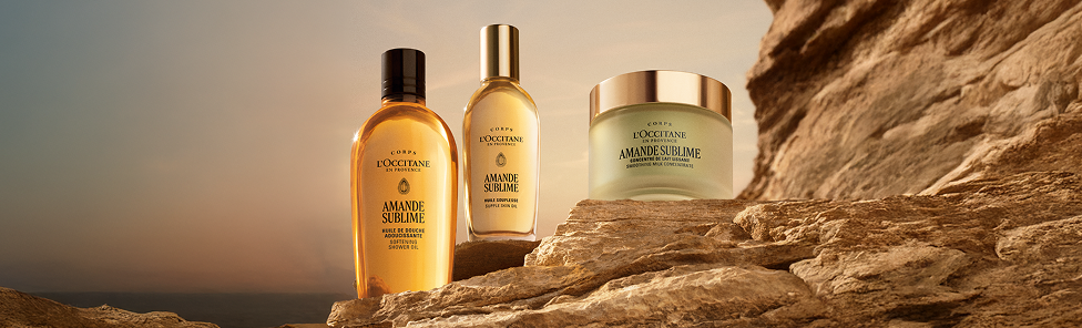 Coffret Cadeau L'Occitane En Provence - Huile Douche, Lait Corps Et Soin Mains à L'amande